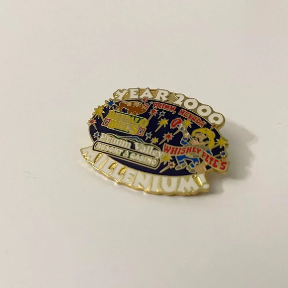 Primm Valley Casino Limited Ed 2000 Millennium Lapel Pin Whiskey Petes Nevada - Picture 10 of 10